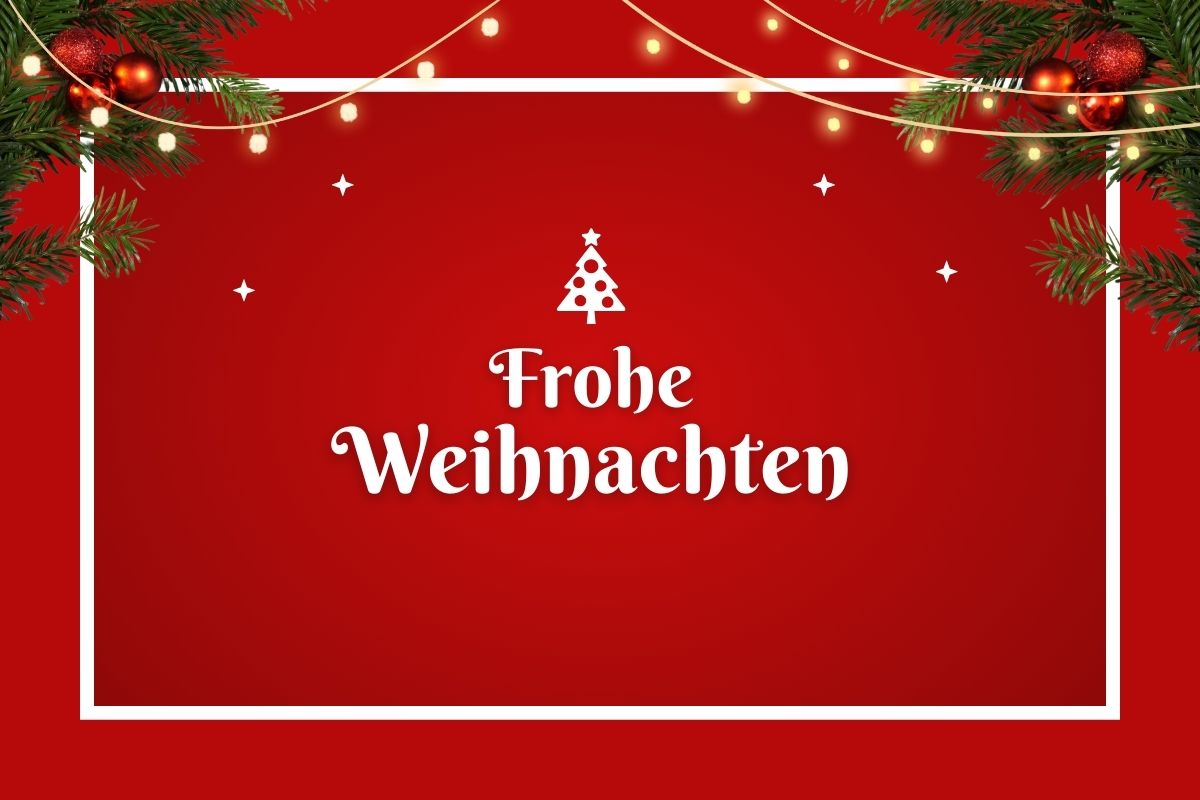 Wir wünschen frohe Weihnachten!