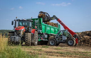 Massey Ferguson führt das neue Dyna-CT-Getriebe in der MF TH Teleskoplader-Baureihe ein
