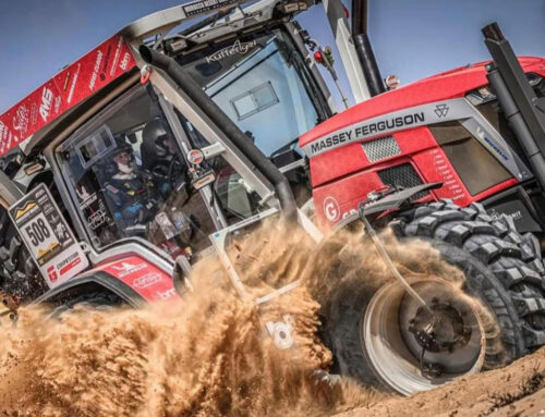 Pressemitteilung: Massey Ferguson 8S Dyna E-Power meistert erfolgreich die Morocco Desert Challenge